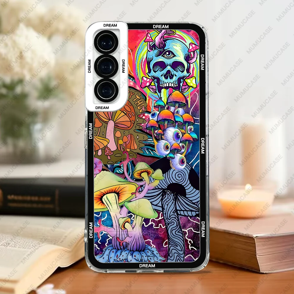 Case For Samsung Galaxy S24 S20 S21 FE S22 S23 Ultra A13 A32 A33 A50 A52 A53 A73 A54 A14 Soft Cover Dream Art