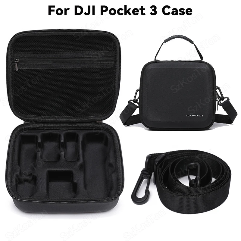 

Carrying Case for DJI Osmo Pocket 3 Camera Portable Handbag Shoulder Bag PU Suitcase for Pocket 3 Protect Accessories