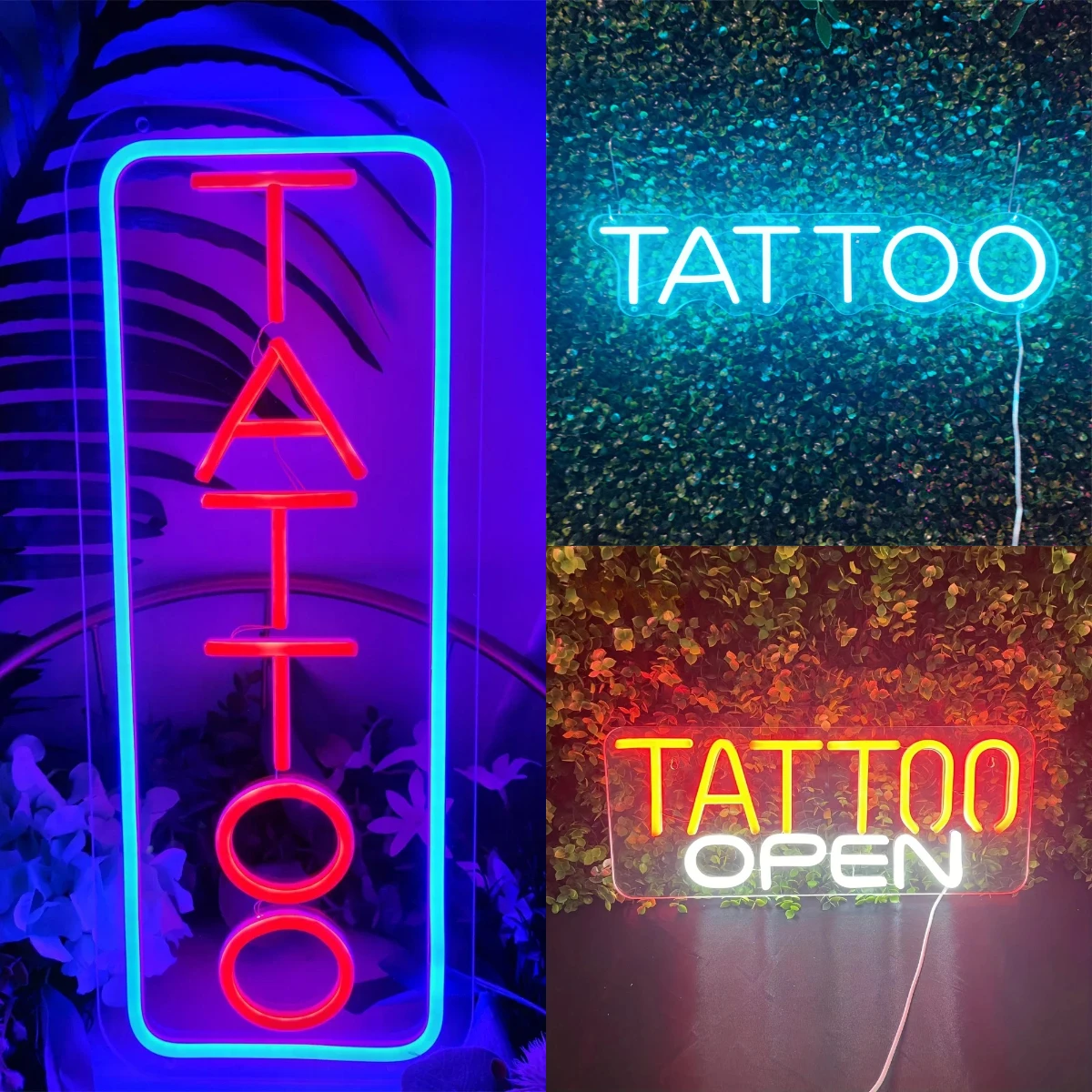 

Tattoo Neon Sign Light Business Luminous Signage For Beauty Salon Tattoo Studio Bar Pub Home Bedroom Wall Art Decorative Lights
