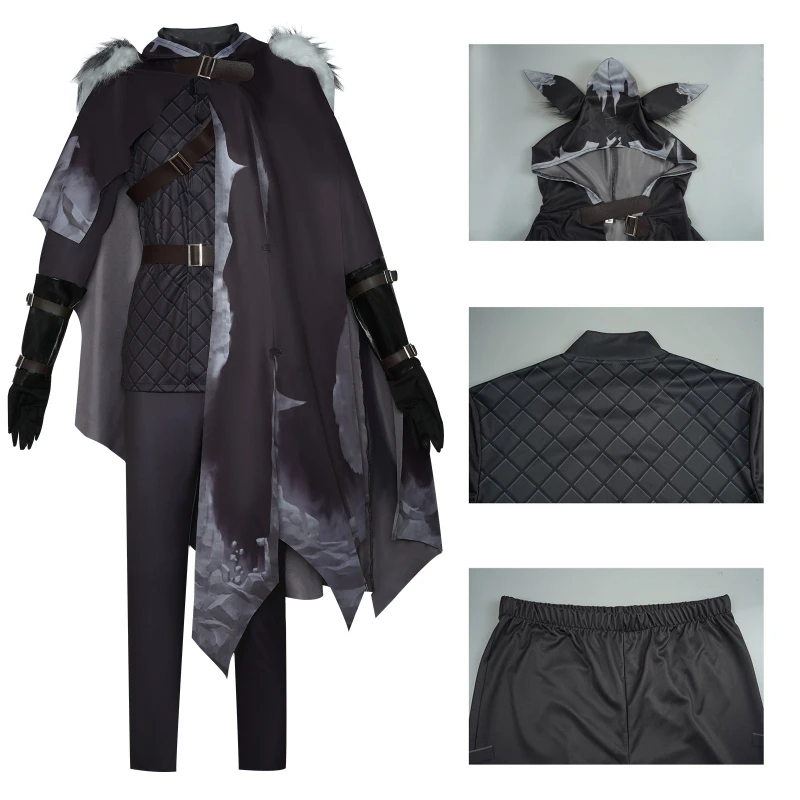 

Identity V Cosplay Costume Supervisor Night Watcher Themed Outfit, Anime Game Stage Performance Cosplay Suit For Party