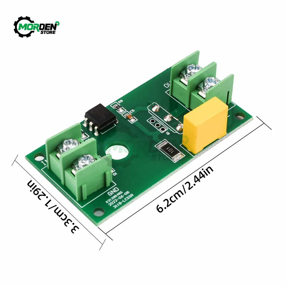 1 Channel SCR Thyristor Solid State Relay Switch Module Photoelectric Coupling Isolation Control MOS Transistor Power Supply