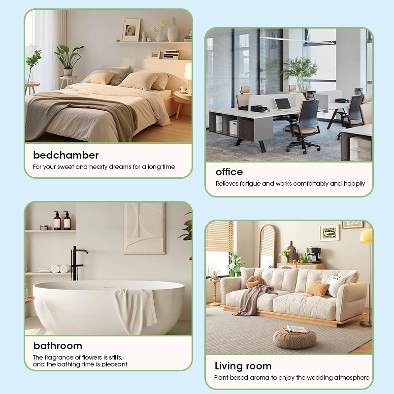 ناشر روائح أوتوماتيكي للعلاج العطري المنزلي والسيارة مع شاشة عرض مرطب للزيوت العطرية وإزالة الروائح الكريهة في الحمام وزيت اللافندر