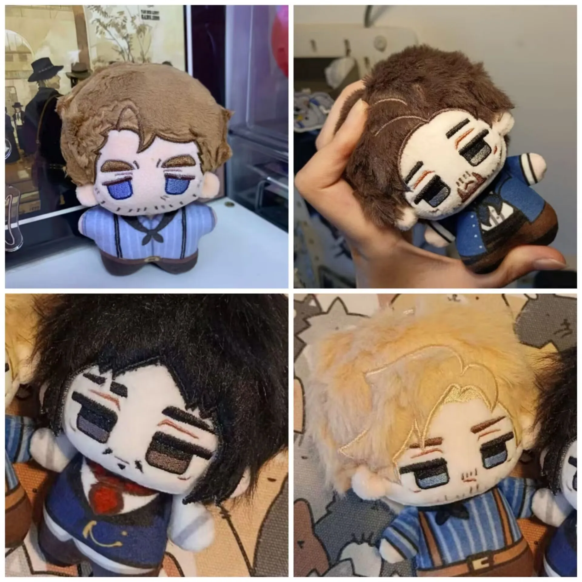 

10cm RDR2 Game Red Dead Redemption 2 Kieran Duffy / Arthur Morgan / Javier Escuella‌ Plush Toy Bag Keychain Pendant Plushie Doll
