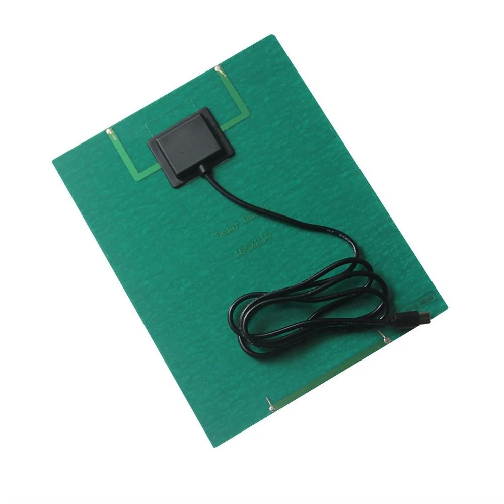 6W Solar Panel Charger with 12V Output and C Port for Outdoor Electronic Devices Such as For Cameras Lights Fans