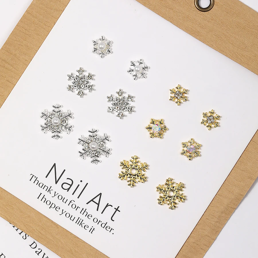 Art And Craft For Xmas - 6 Grids Luxe Goud Zilver Metaal