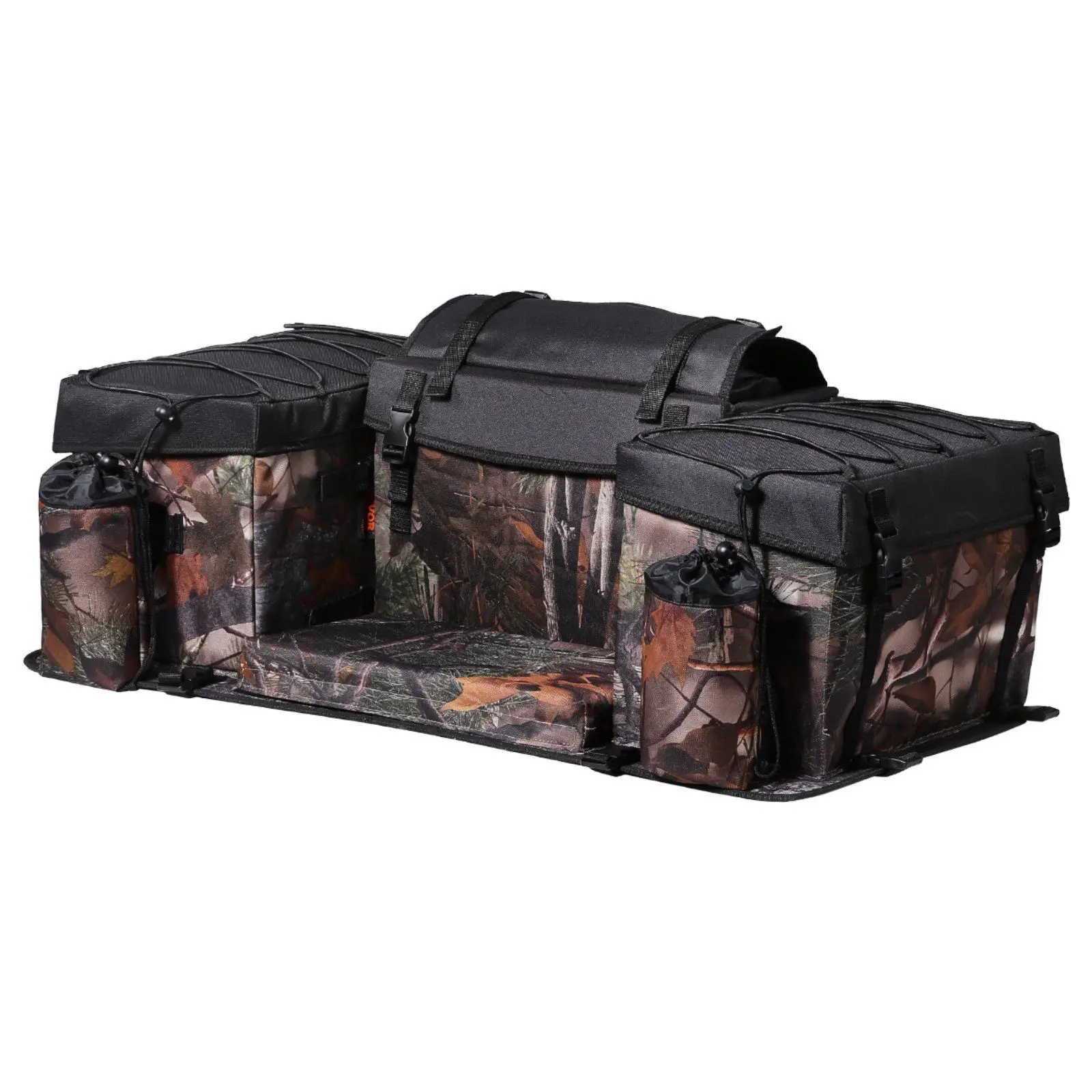 

ATV Rear Storage Bag, 68L ATV Rear Cargo Bag with Sponge Seat Cushion & Bottle Holder, 600D Oxford Cloth Storage Rear Rack Seat
