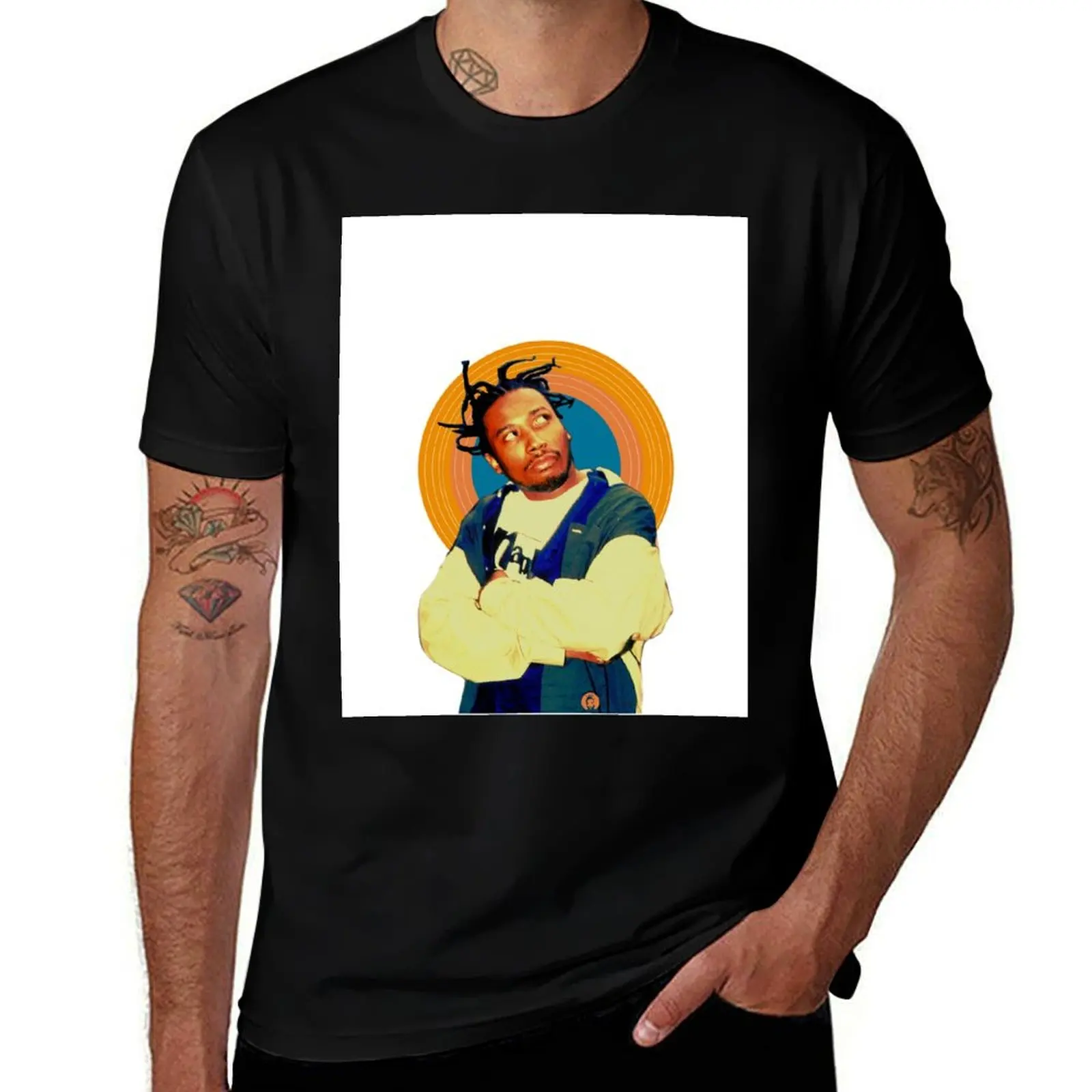 Old Dirty Bastard Halo T-Shirt Running Performance Short Sleeve Tee T-Shirt