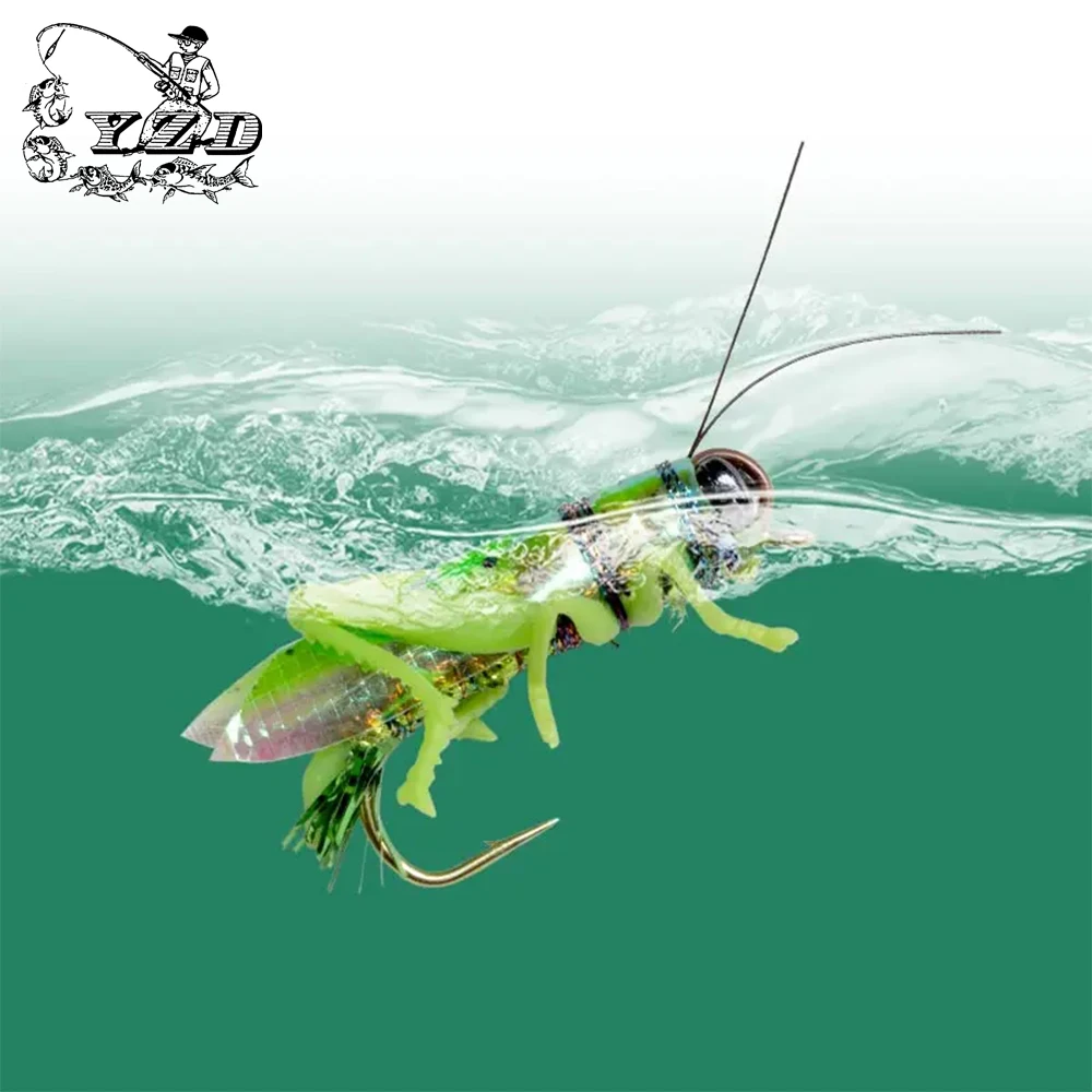 

Fishing Material 270mm Three color Grasshopper Insect Dry Fish Bait Insect Fish Bait Fishing Accessories Trout Sea Bass Floating
