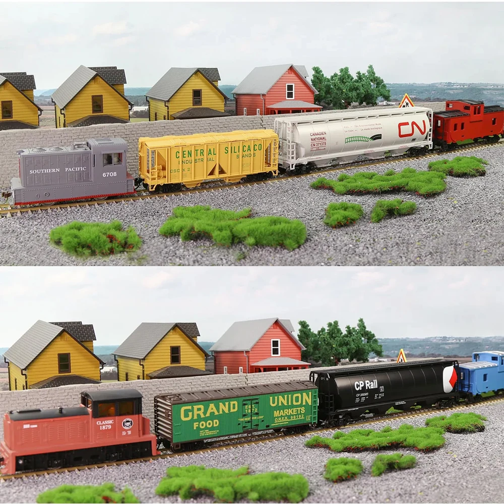 HO Type 1/87 Toy Train Powered Diesel Locomotive 96050/96000 Gray/red Two Options Collection Ornaments Boy Toy Gift