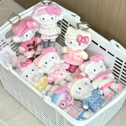 Hello Kitty Heartbeat Photoshoot Series Blind Box Kitty Anime Figure Mystery Box Bag Pendant Vinyl Face Keychain Surprise Gift