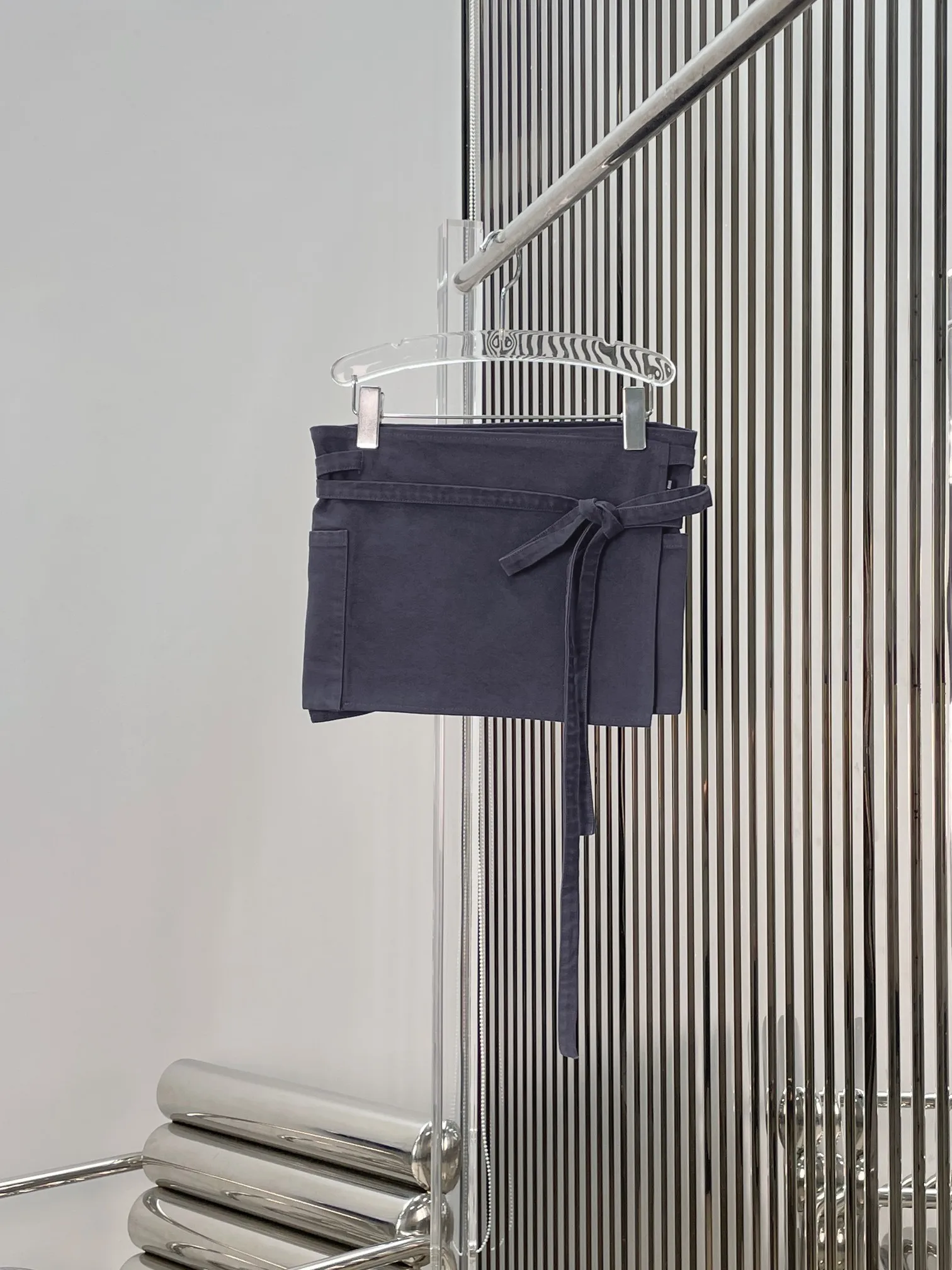 

Slimming High Waist A-Line Skirt with Knot Belt Quality Fabric Ladies Fashionable Spring Summer Skirts
