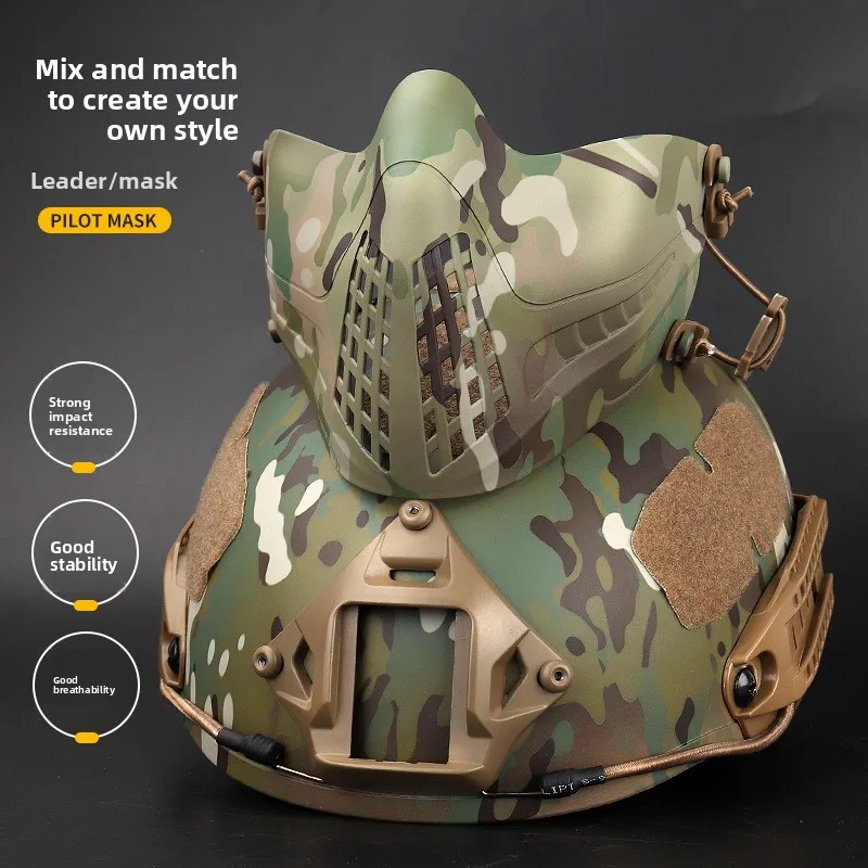 WOSPORTFactory المبيعات المباشرة قناع الملاح ثنائي الوضع عقال SystemM07 قناع الحماية التكتيكي التمويه