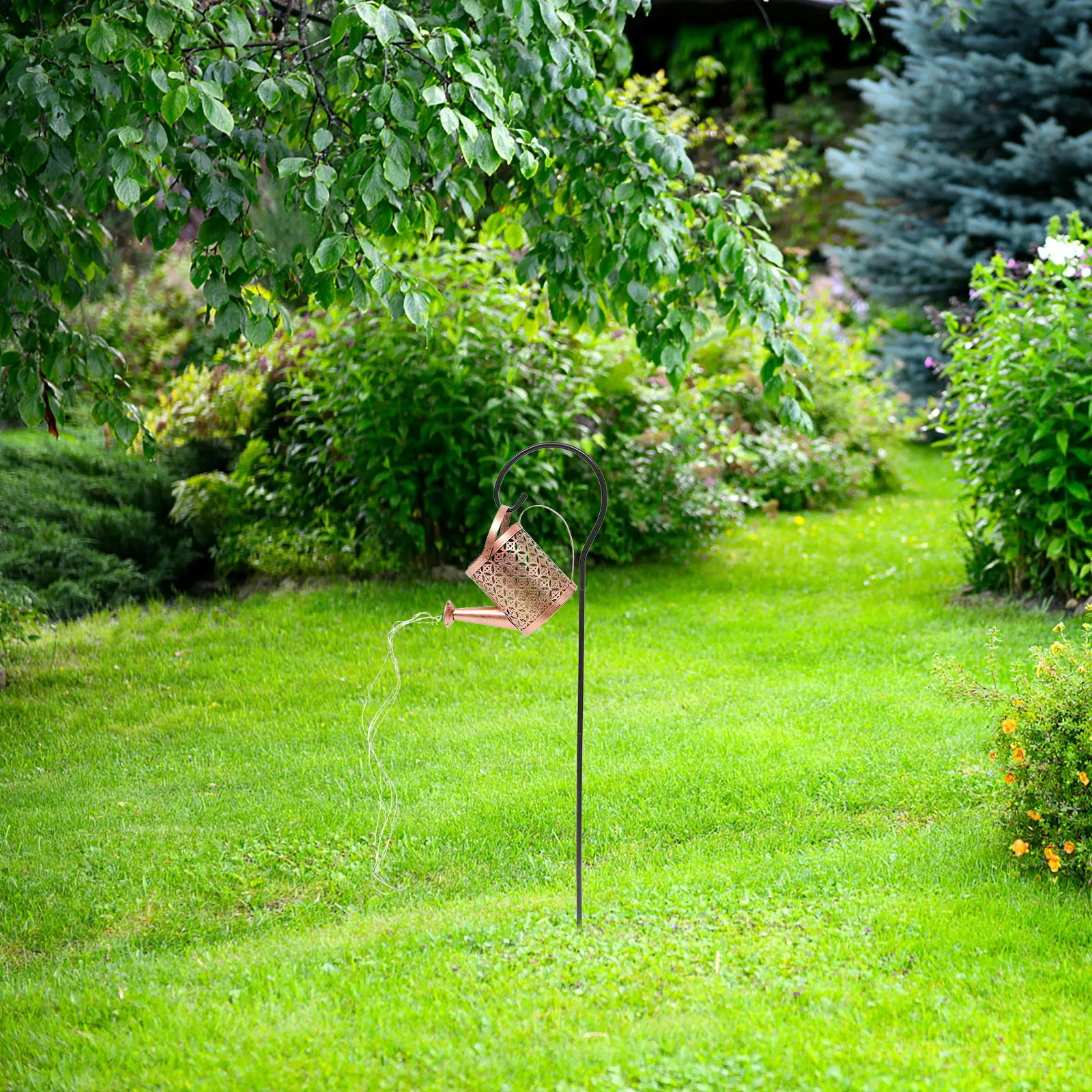 

Watering Pot Lamp Outdoor Garden Decorative Waterproof LED Light Night Kettle Solar Lamp Grass Lawn Patio L scape Lighting