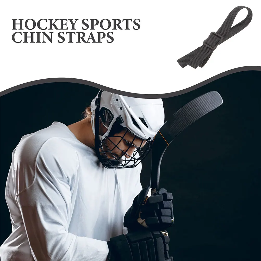 2 Buah Pengganti Tali Dagu Hoki Elastis Portabel Tahan Aus untuk Penggunaan Sehari-hari Olahraga Luar Ruangan Rugby