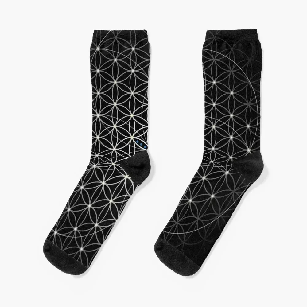 Sacred Geometry of The Flower of Life Socks football gift golf Girl'S Socks Men's