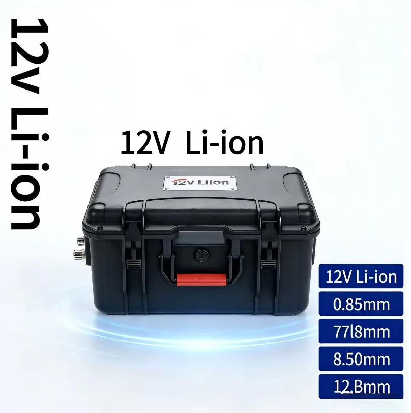 12V 60-200Ah LiFePO4 Battery – Drop-in Replacement for Lead-Acid High Capacity Power for Trolling Motors, RVs, and Solar System