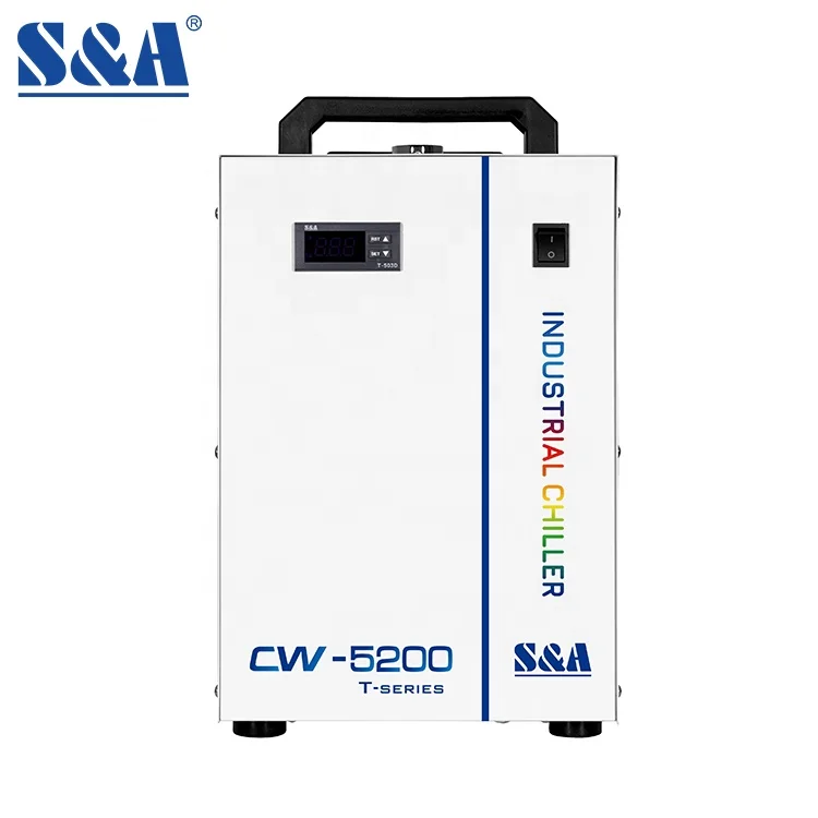 

S&A CW-5200DH 1.67 KW Water Cooling System Air Cooled Mini CNC Spindle Chiller