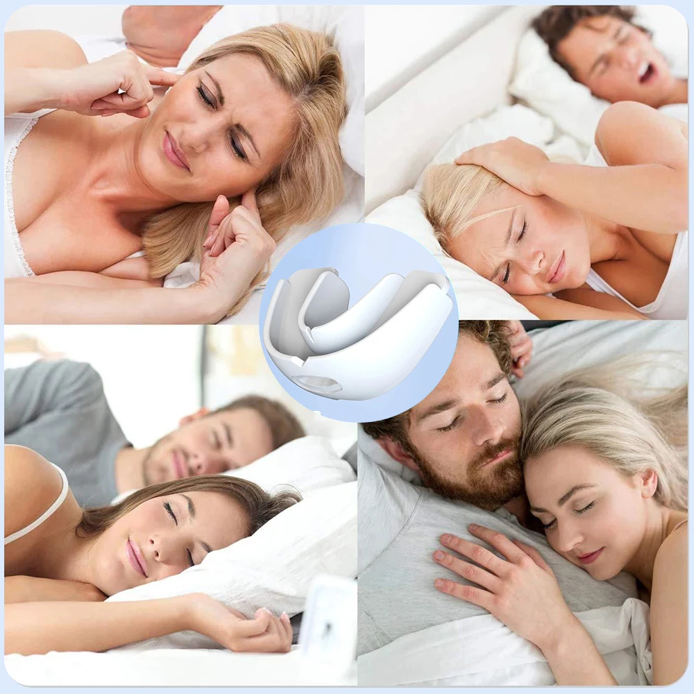 Prevent Snoring and Grinding Teeth  Anti-snoring Device Man  for Sleep Better Breath Aid Apnea Sleep Anti Ronco Beauty Health