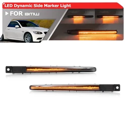 Smoked Led Side Marker Blinkers Dynamic Flowing Turn Signal For BMW 3Series E90 E92 E93 M3 63137838539 63137838540 51138046447