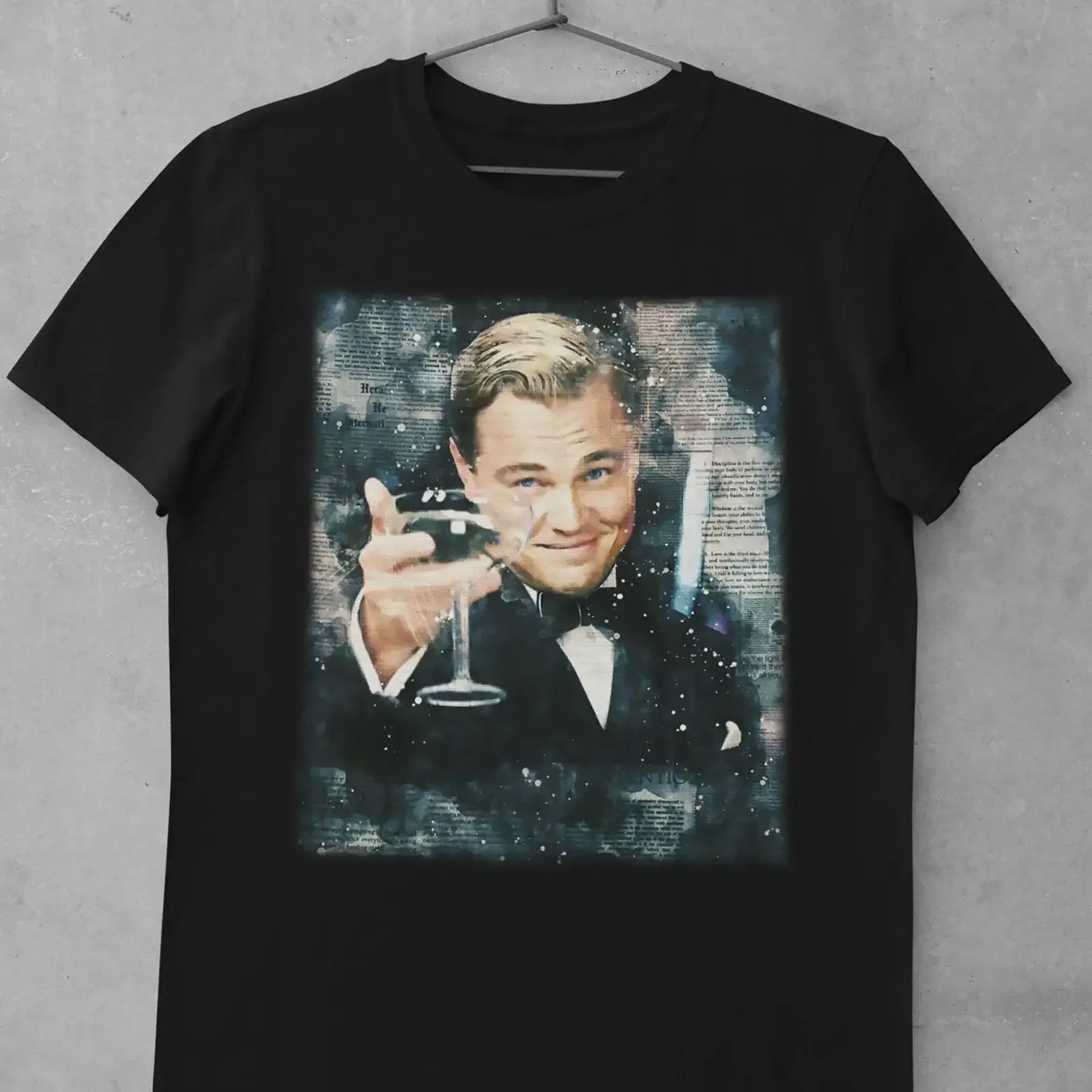 Vintage Shirt Vintage Retro Great Gatsby Leonardo Dicaprio Unisex Tee Shirt For