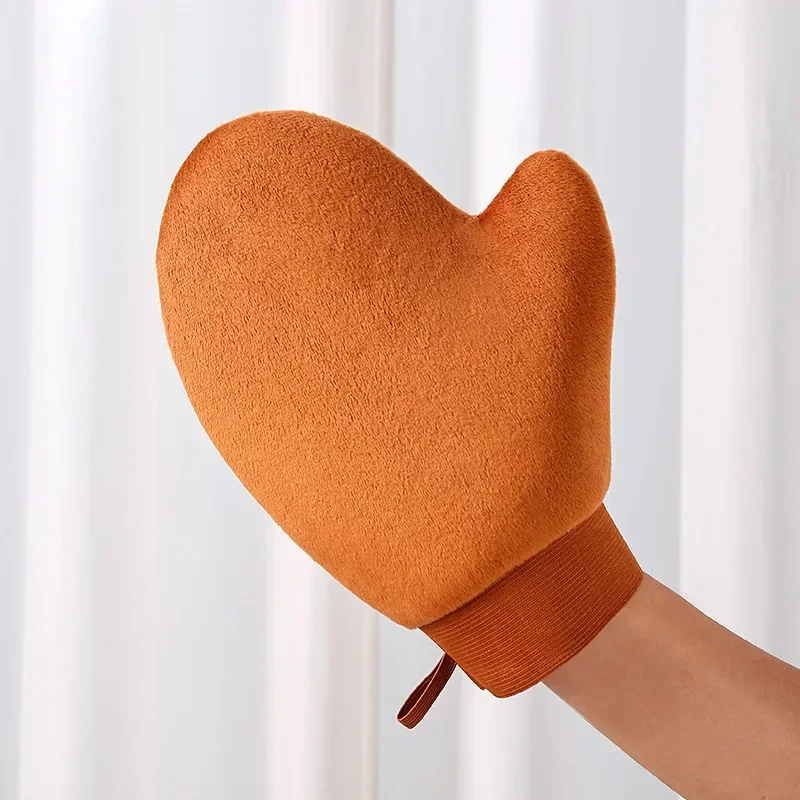 Reusable Tanning Glove Self Tanning Lotion Mitt Double Sided Prevents Sticky Hands Velvet Mitt For Women Men Lotions Mousse