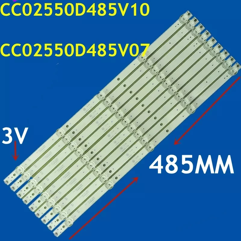 

20set LED Backlight Strip for CC02550D485V10 55E20 5X9 5S1P T550HVN05.1 QT55I90IDLEDNC TI5511DLEDDS LED55UA8100 LE-55ZTUS27