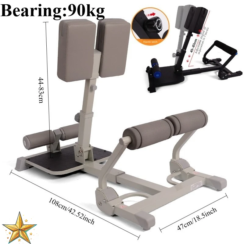 Máquina de sentadillas plegable, entrenamiento de cintura de cabra, cadera, Abdomen, tabla supina, máquina de ejercicio multifuncional