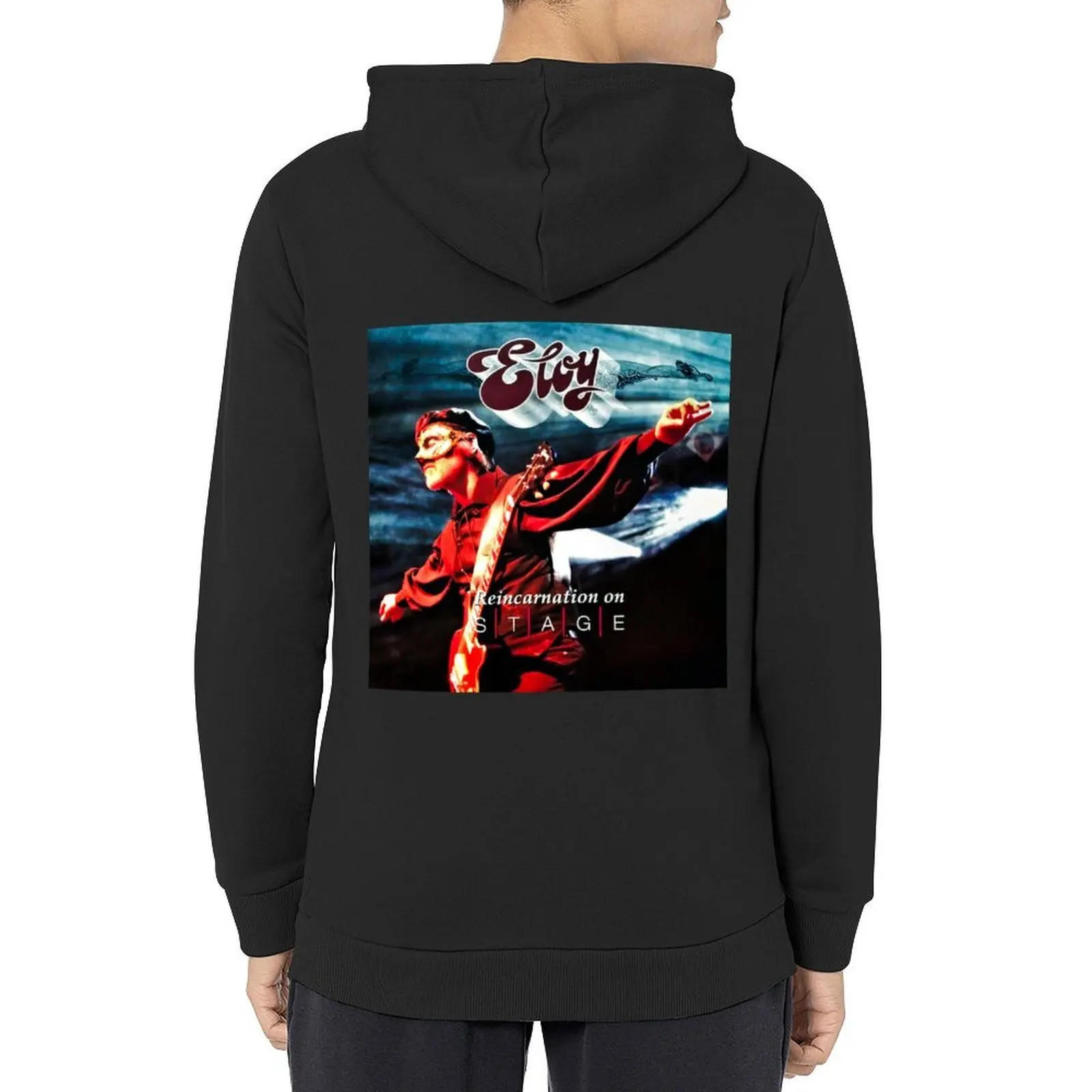

Eloy - Reincarnation on Stage Hoodie men clothing hooded shirt mens designer clothes graphic t shirts men tracksuit