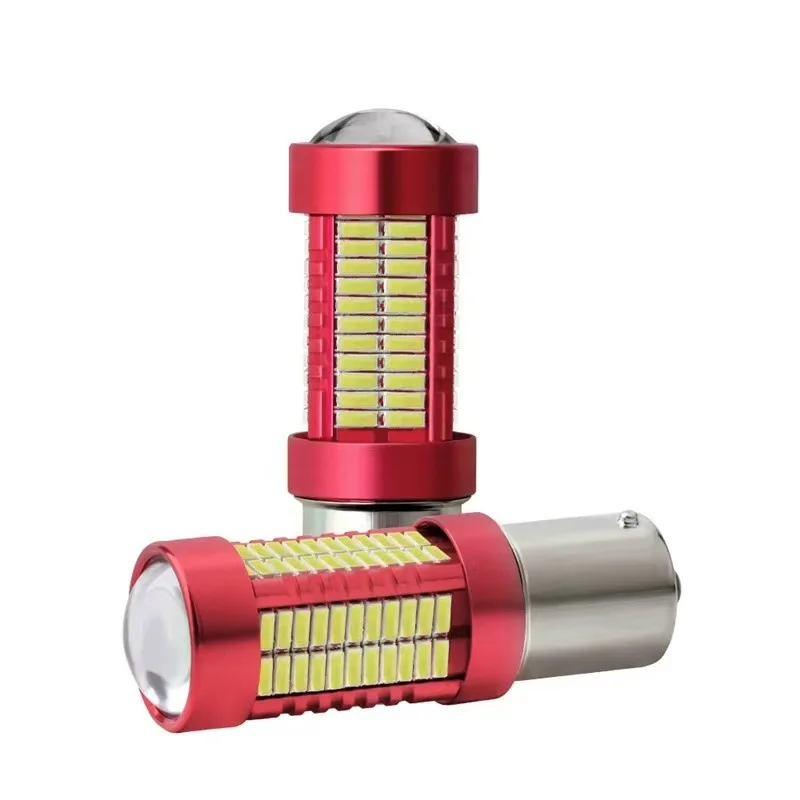 

20PCS T20 LED Turn Signal Bulbs 1156 BAU15S PY21W 1157 7440 7443 4014/106SMD Canbus 12V Auto Rear Brake Lights Reverse Lamps