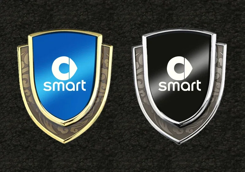 Car body metal modified decorative stickers auto accsesories for smart two 451 450 452 453 454 Cabrio Crossblade Forfour coupe view 2