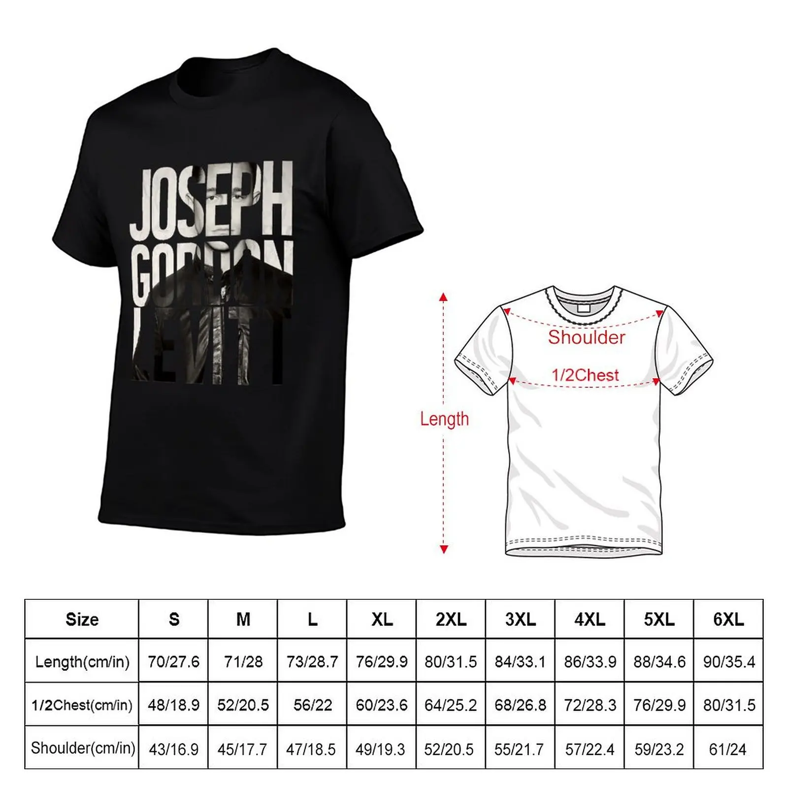 Joseph Gordon Levitt T-Shirt Comfortable Workout Short Sleeve Shirt