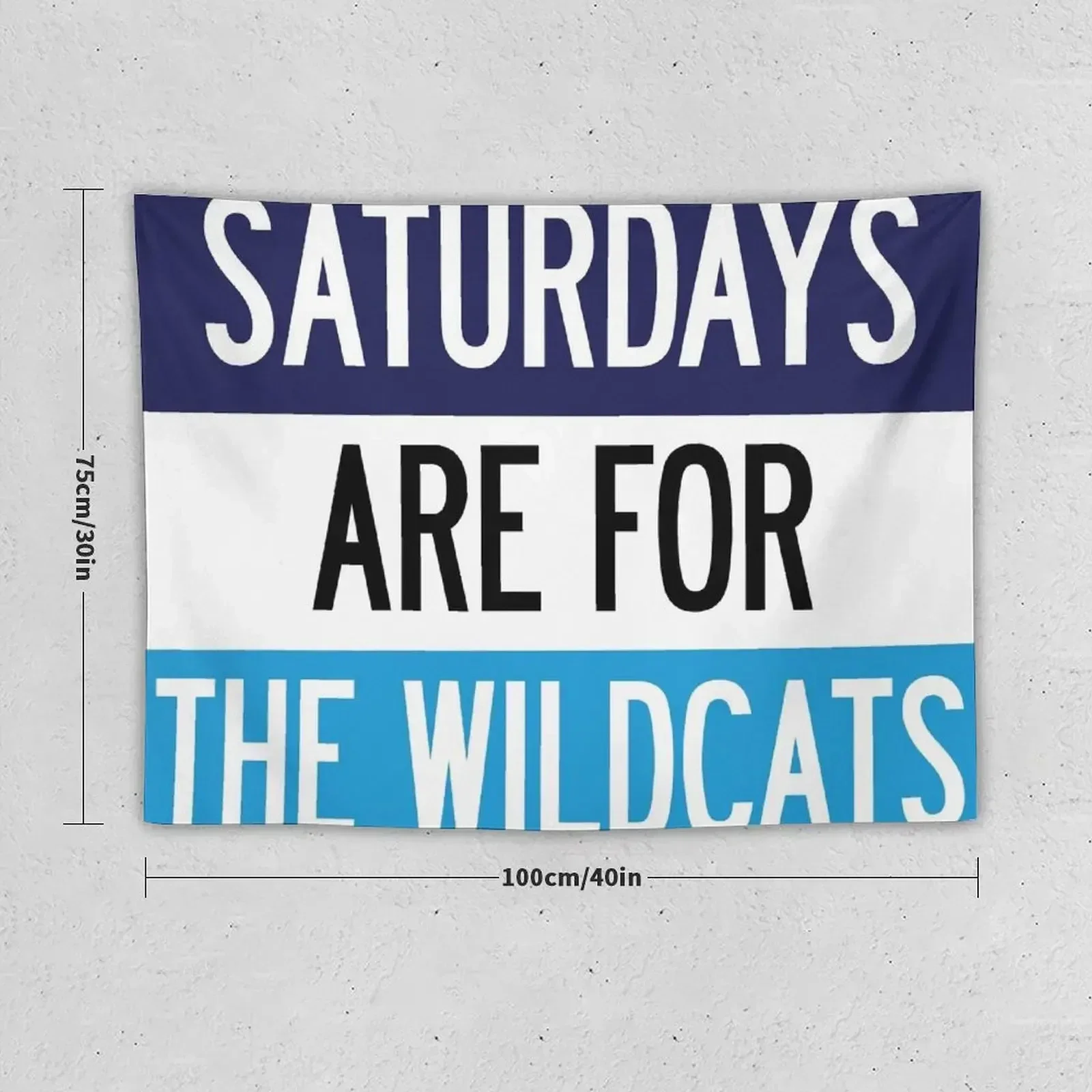 saturdays are for the wildcats Tapestry Cute Room Things Wallpaper Bedroom Room Decore Aesthetic Funny Tapestry