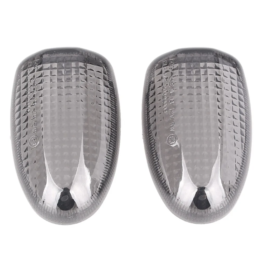 E-Mark Motorcycle Turn Signals Light Turning Lamp Indicator Blinker Lens Cover for BMW K1200RS 1997-2004 & R1150R R1150GS R1200C