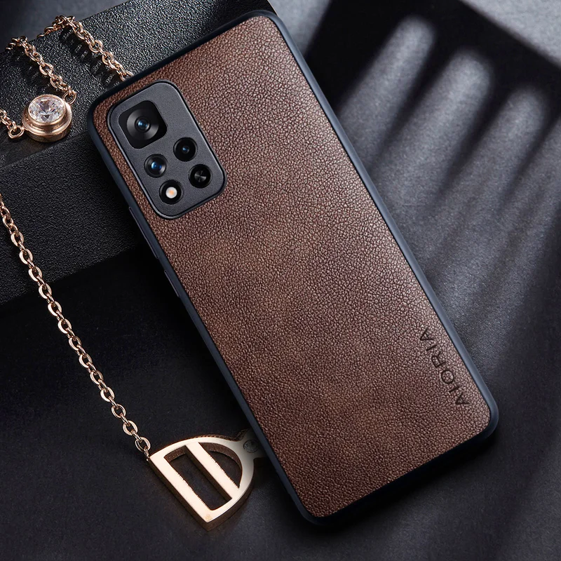 Case for Xiaomi Redmi Note 11 Pro Plus 11S 11T 5G 11E Pro Retro business PU leather Skin design cover for redmi note 11 pro case