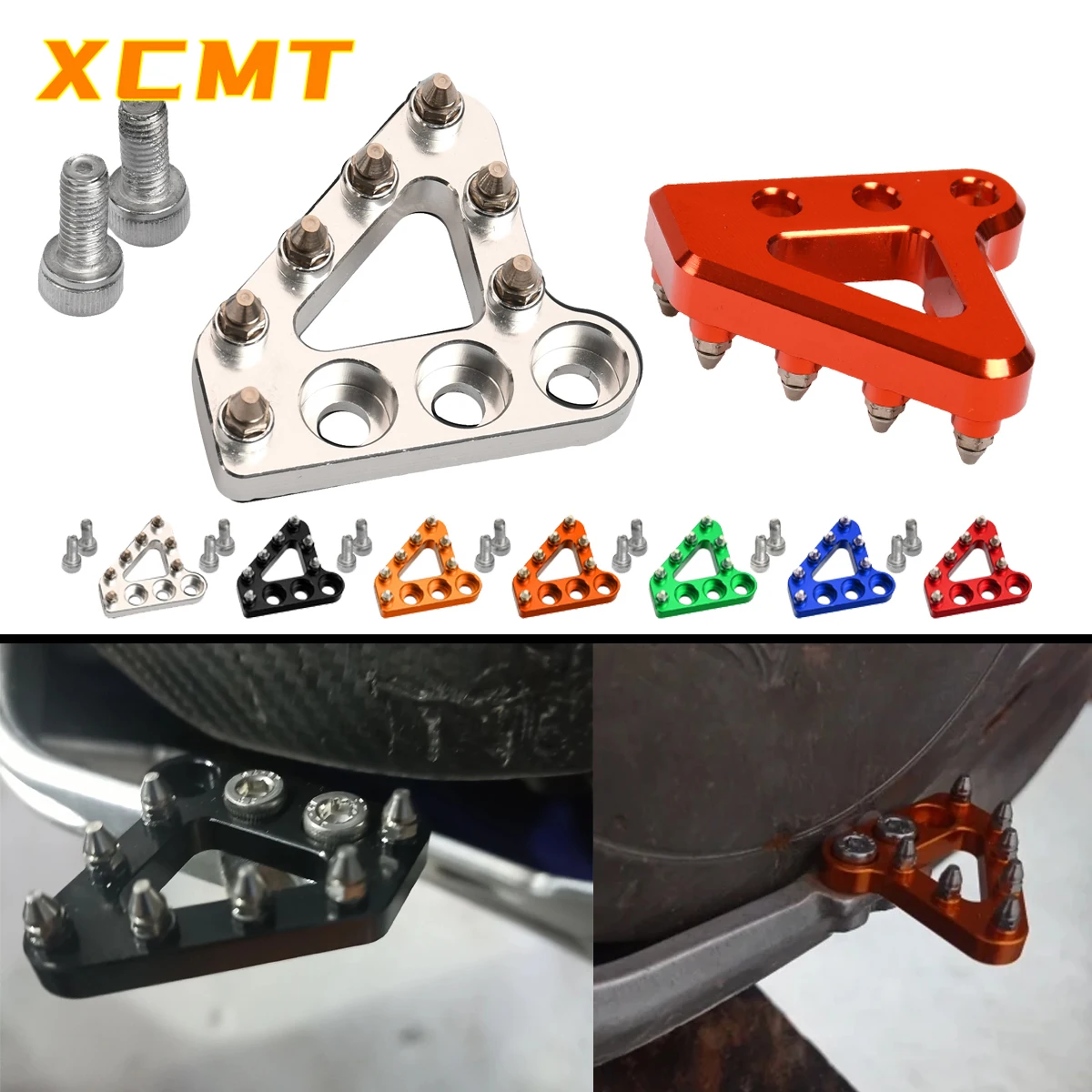 For KTM SX SX-F XC XC-F XC-W EXC EXC-F 125 250 300 350 450 ENDURO 04-10 Gear Shift Shifter Lever Tip Rear Brake Pedal Step Set