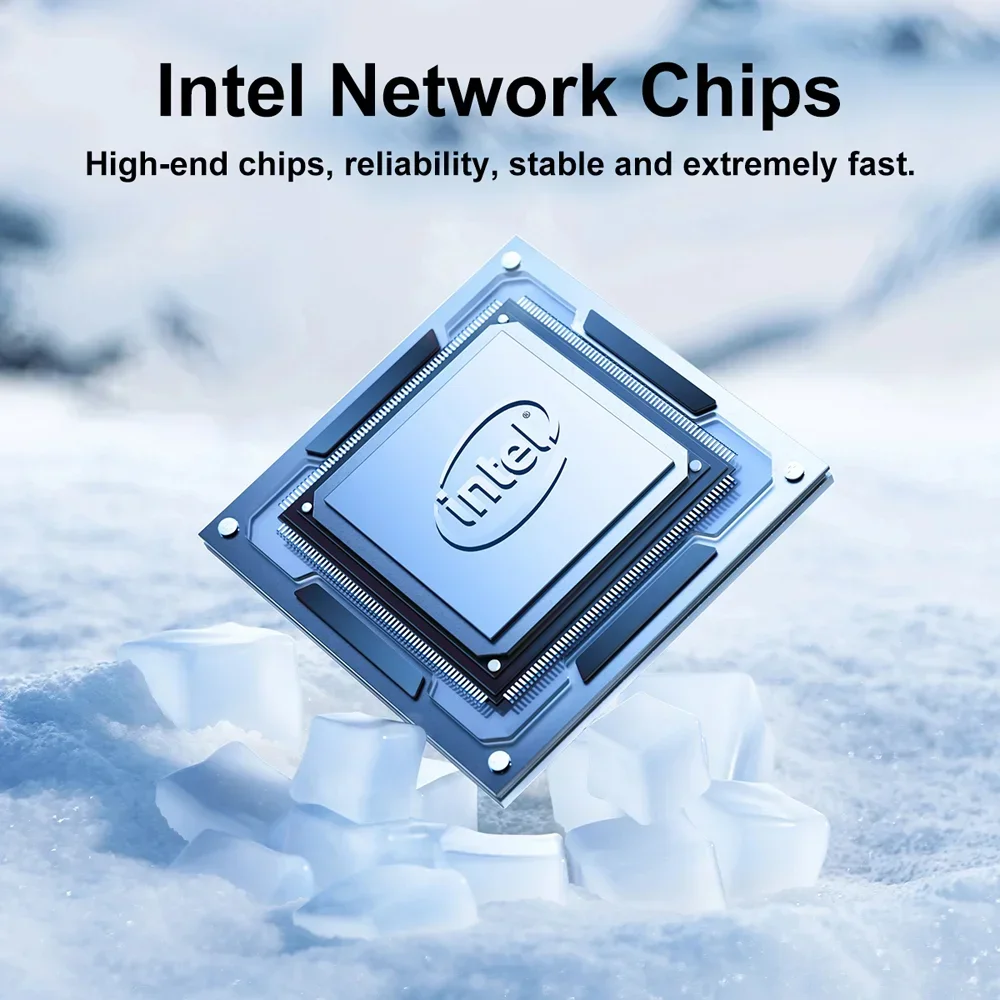 MAIWO 10 جيجابت إيثرنت ميناء إيثرنت محول Thunderbolt 3/4/5 USB 4 دعم تبديد صامت لنقل البيانات عالي السرعة