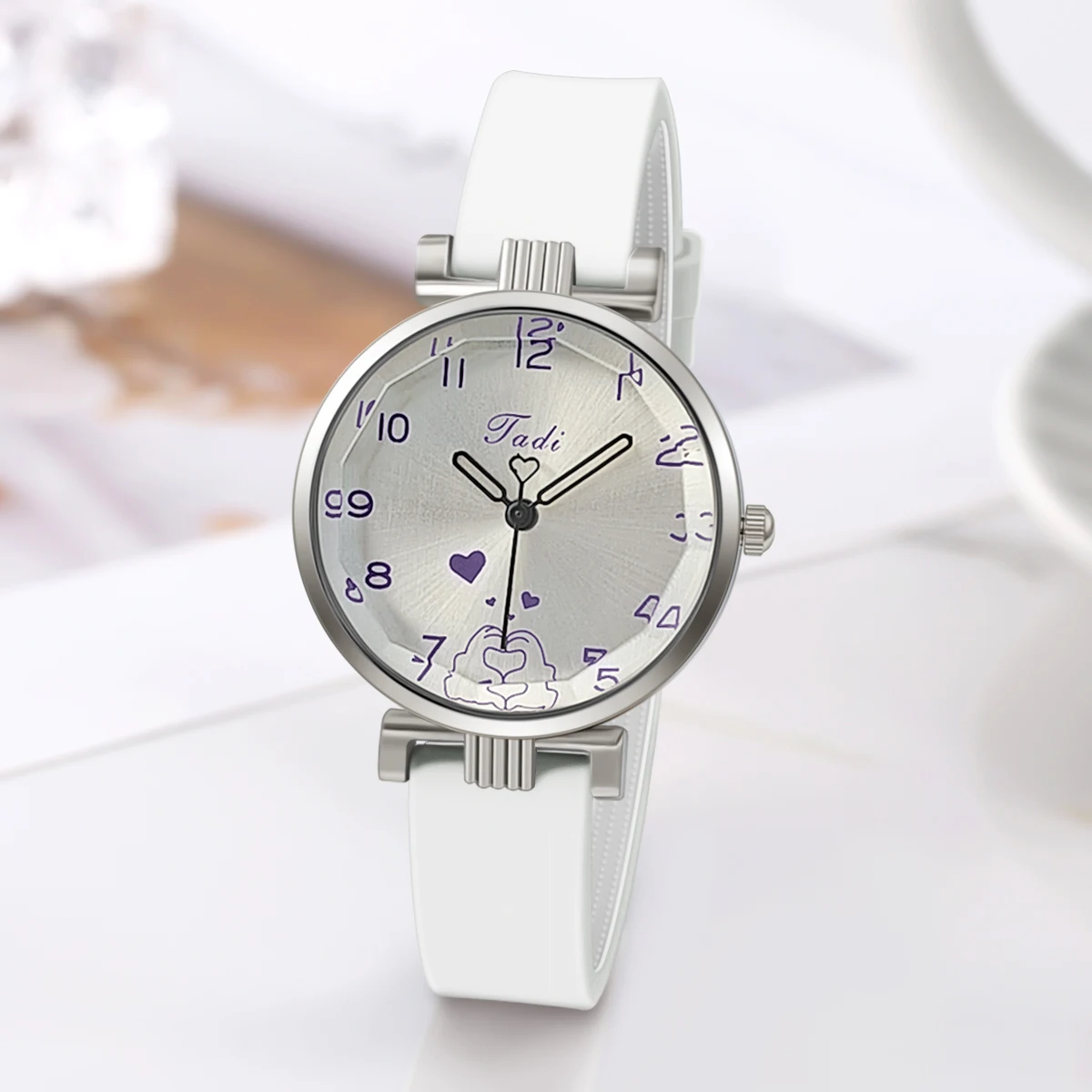 High Quality Popular Multicolor Women Temperament Leather Strap Quartz Watches For Girls