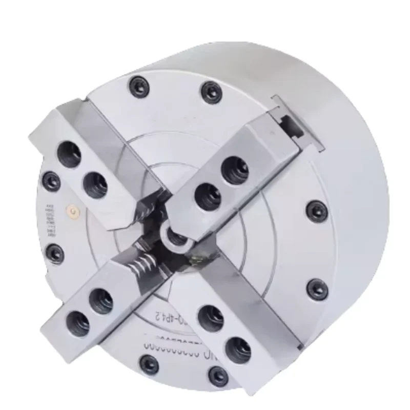 Four-jaw rotary pneumatic chuck Four-jaw solid built-in pneumatic chuck 6 inches 8 inches 10 inches chuck