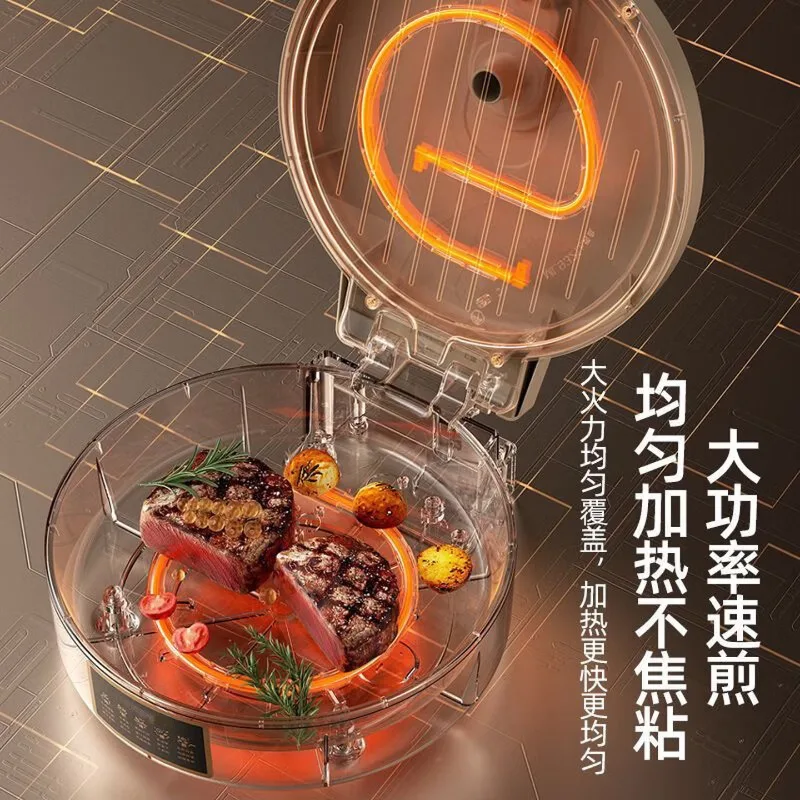 Electric pancake pan, hot pot baking machine, household large-sized pancake pot, double-sided heating increased and deepened