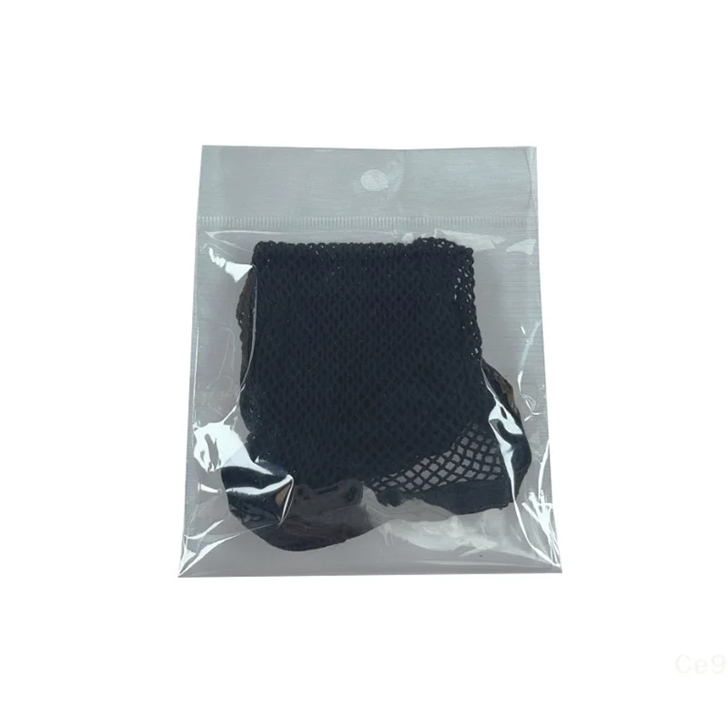 Universal Black Wig Cap – Stretch Mesh Hair Net with Two-End Design – One Size Fits All