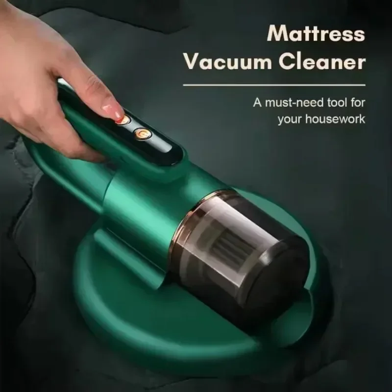 Mattress Vacuum Cleaner Mite Removal with HEPA Filtration Suction Instrument Wireless Household Bed Vacuum Machine