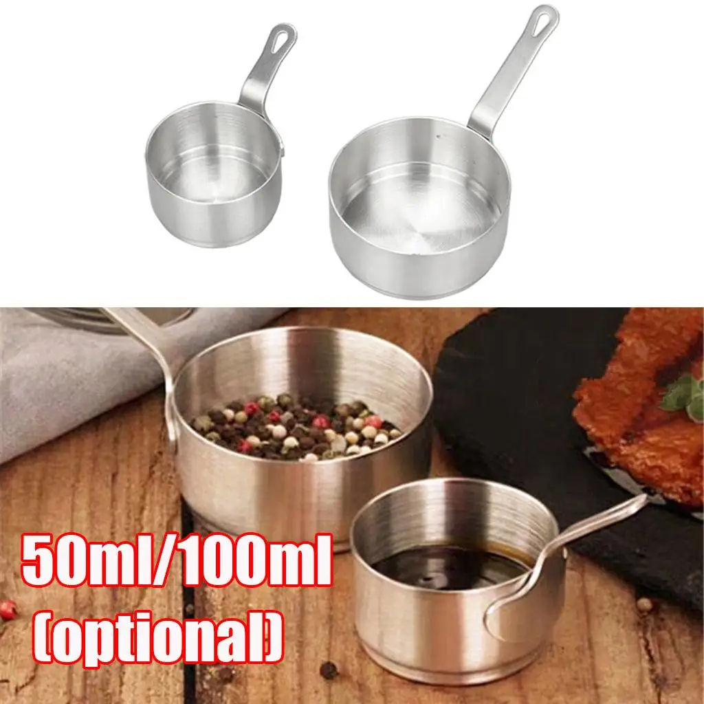 Mini Small Non Stick Sauce Pan Gravy, Mixture, Milk Pan Cooking Frying (50ml 100ml Available)