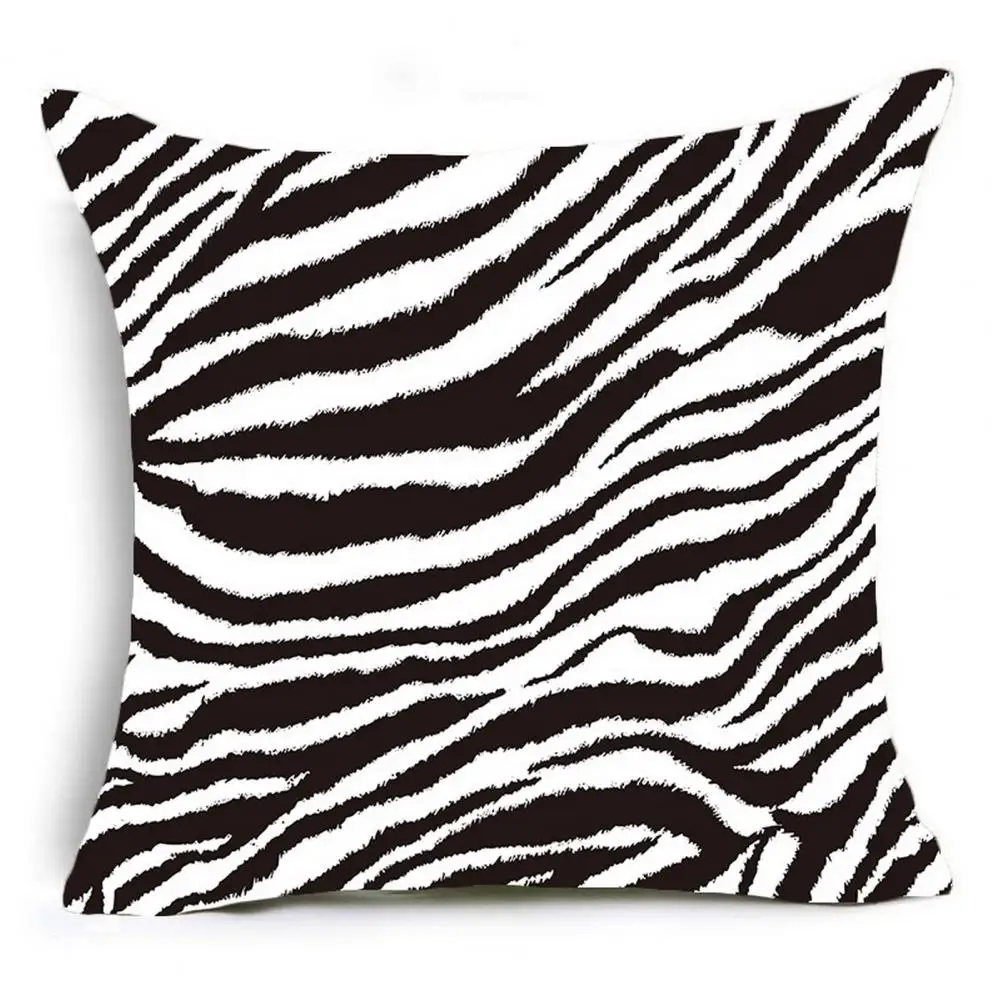 Funda de almohada decorativa suave con cremallera oculta, fundas de cojín impresas para un mantenimiento fácil, juego de resistencia al desgaste