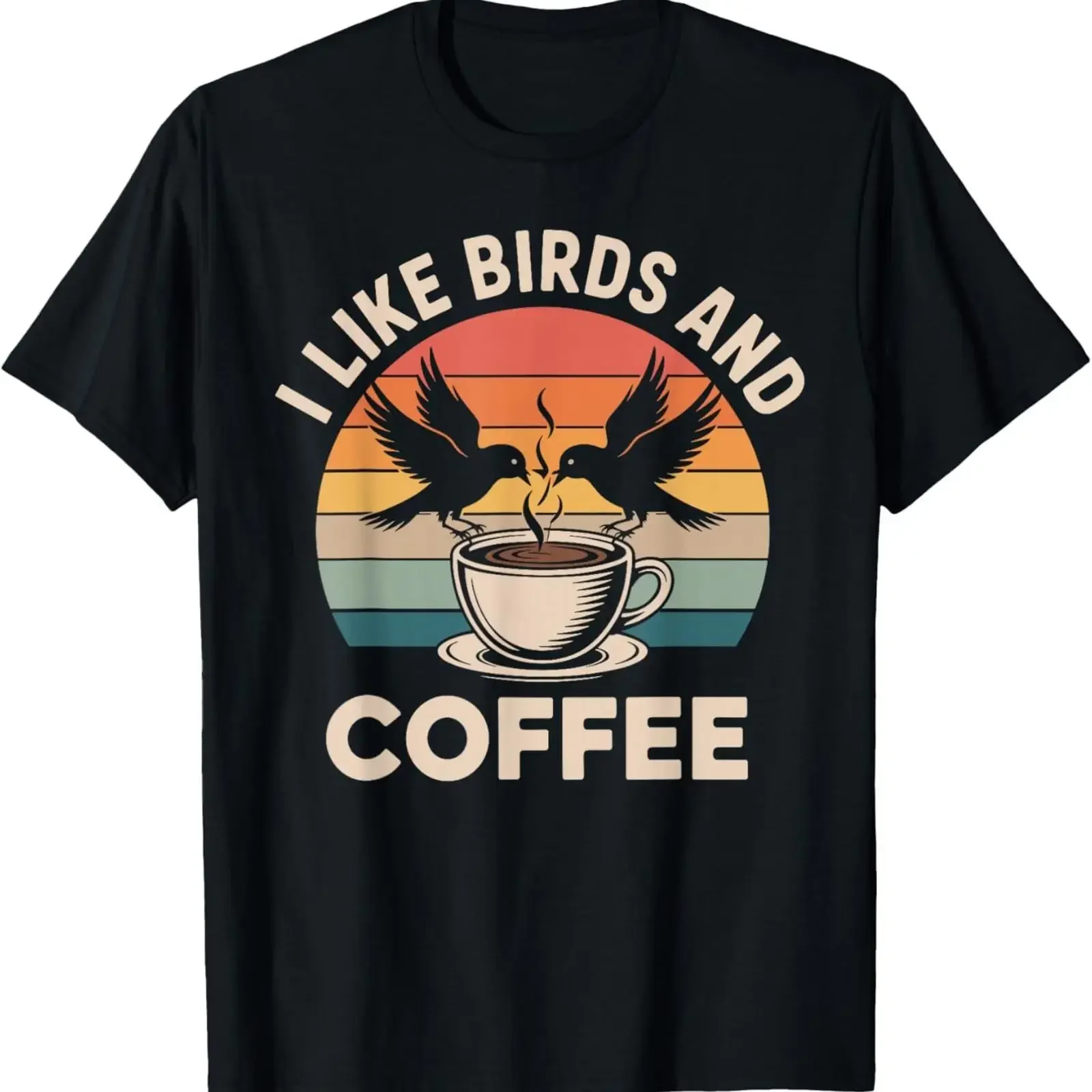 Funny Bird Watching Art for Kid Birder Birdwatcher T Shirt vintage Washed Top For Everyday Wear Casual fashion Unisex