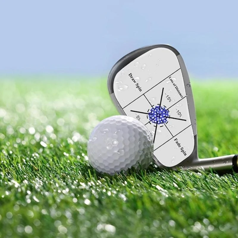   5Pcs Golf Club Impact Stickers Balls Hitting Recorder Golf Club Marking Paper