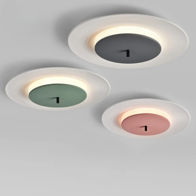 Italian Design Lighting Creative Bedroom Light Circular Living Room Light Modern Minimalist Children S Room Ceiling Light