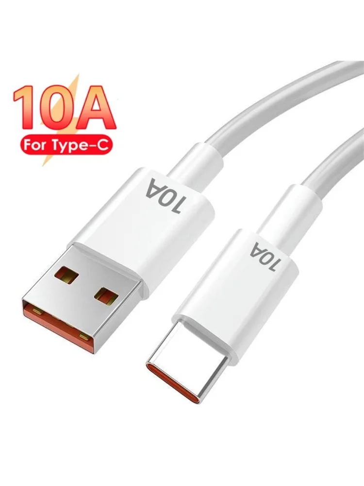 Câble de données USB 120W 10A Type C ligne de Charge rapide Charge rapide 3.0 cordon de données USB C pour téléphone portable Xiaomi Samsung Huawei Oneplus