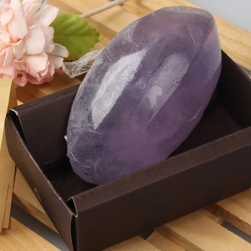 Thailand Transparent Lavender Moisturizing and Nourishing 110G Essential Oil Handmade Soap