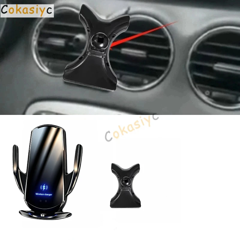 Carregador sem fio de 15W com suporte para celular para carro, com fixação automática, para Peugeot 408 de 2010-2013, suporte universal para carro.