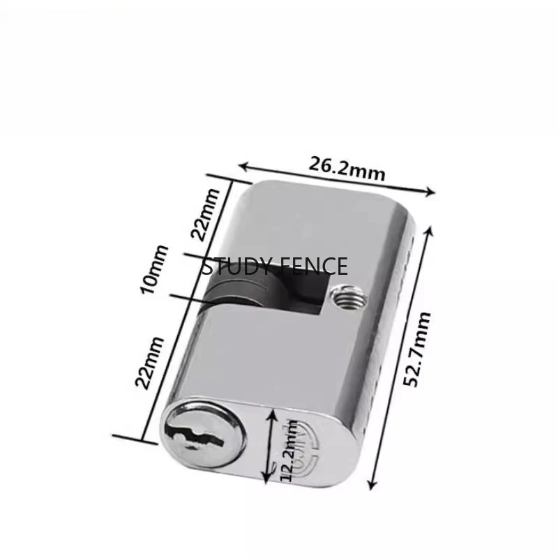 1pc Aluminum Alloy Lock Core Indoor Door Lock Cylinder with Keys Single/double-sided Lock Core Household Hardware Accessories image 6